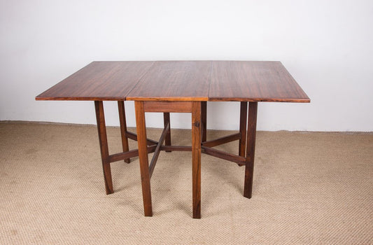 Danish Foldable Table in Rosewood, 1960