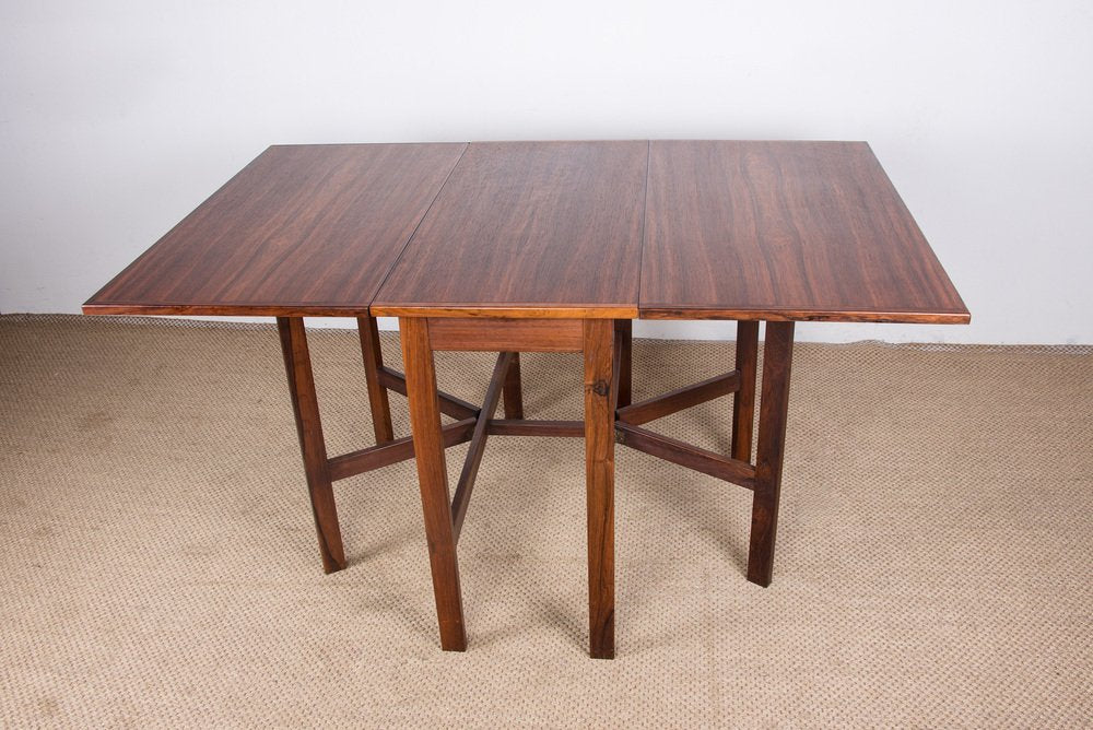 Danish Foldable Table in Rosewood, 1960