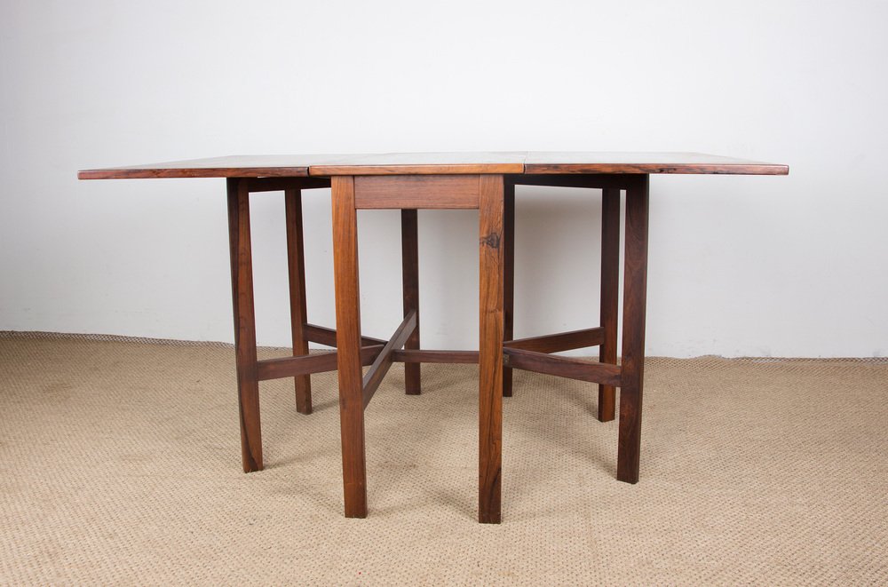 Danish Foldable Table in Rosewood, 1960