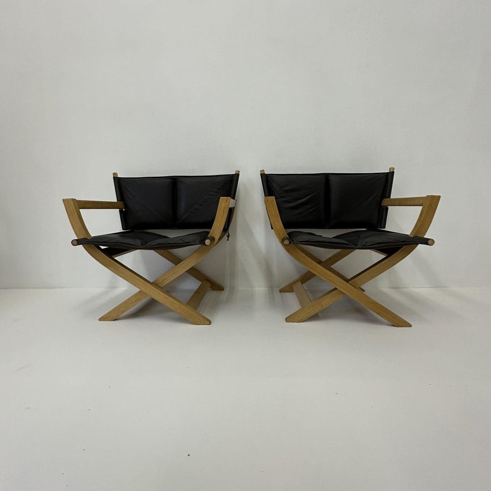 Danish Folding Chairs from Westnofa, 1970s, Set of 2