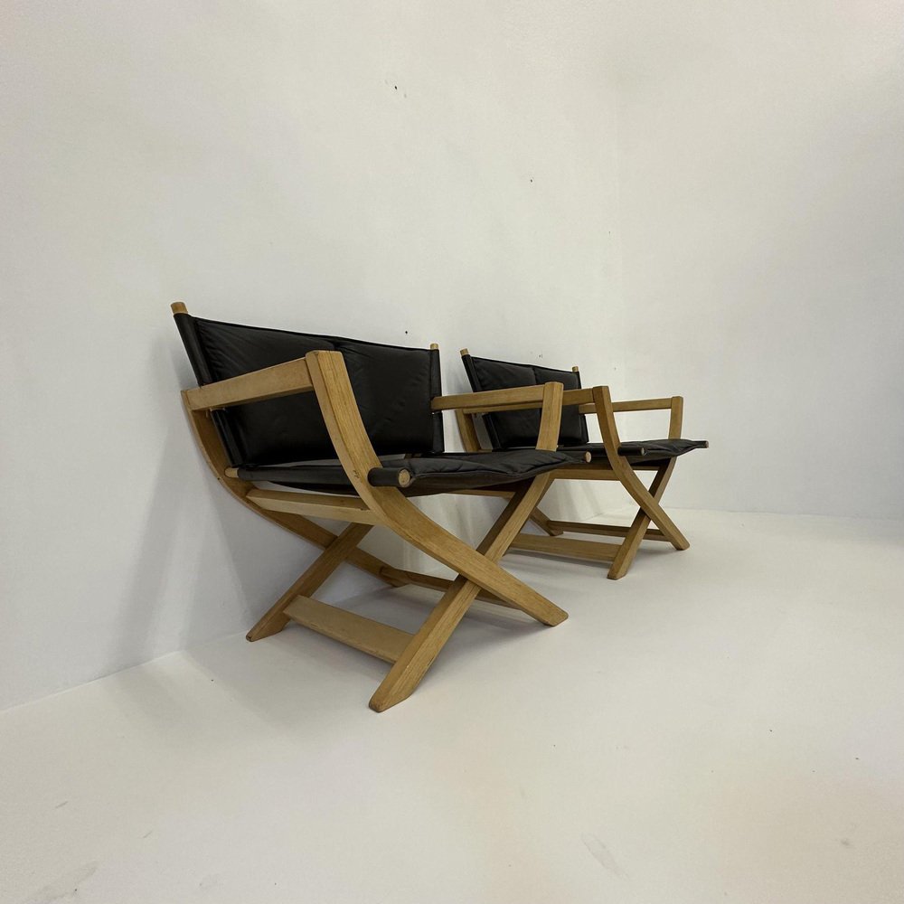 Danish Folding Chairs from Westnofa, 1970s, Set of 2