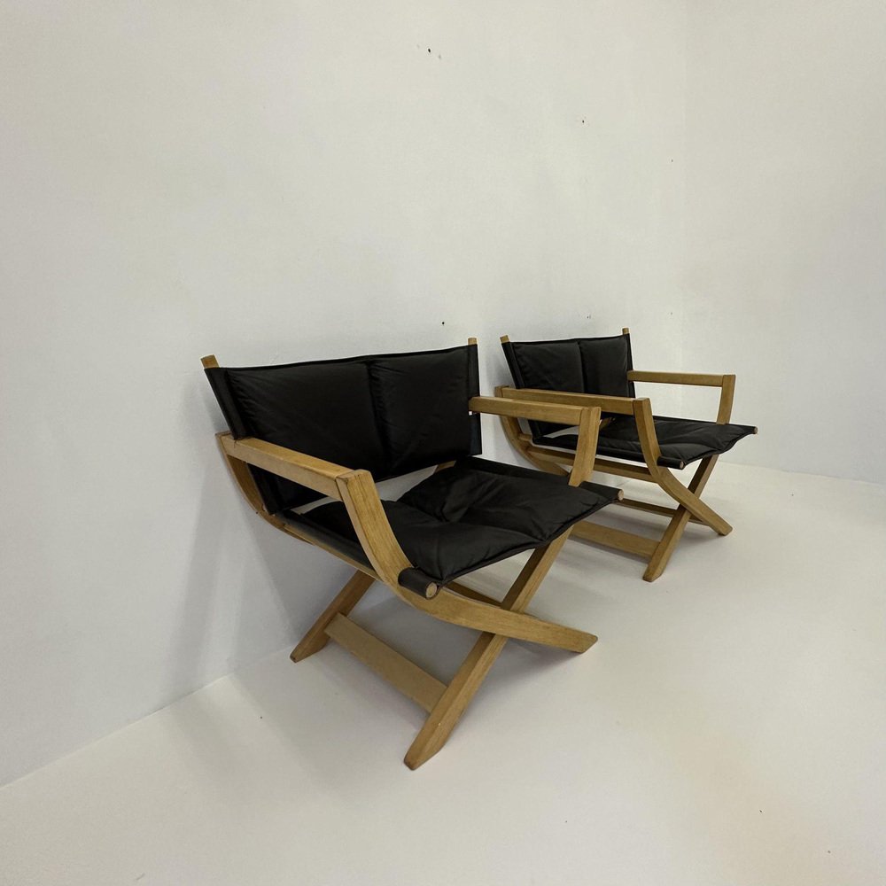 Danish Folding Chairs from Westnofa, 1970s, Set of 2