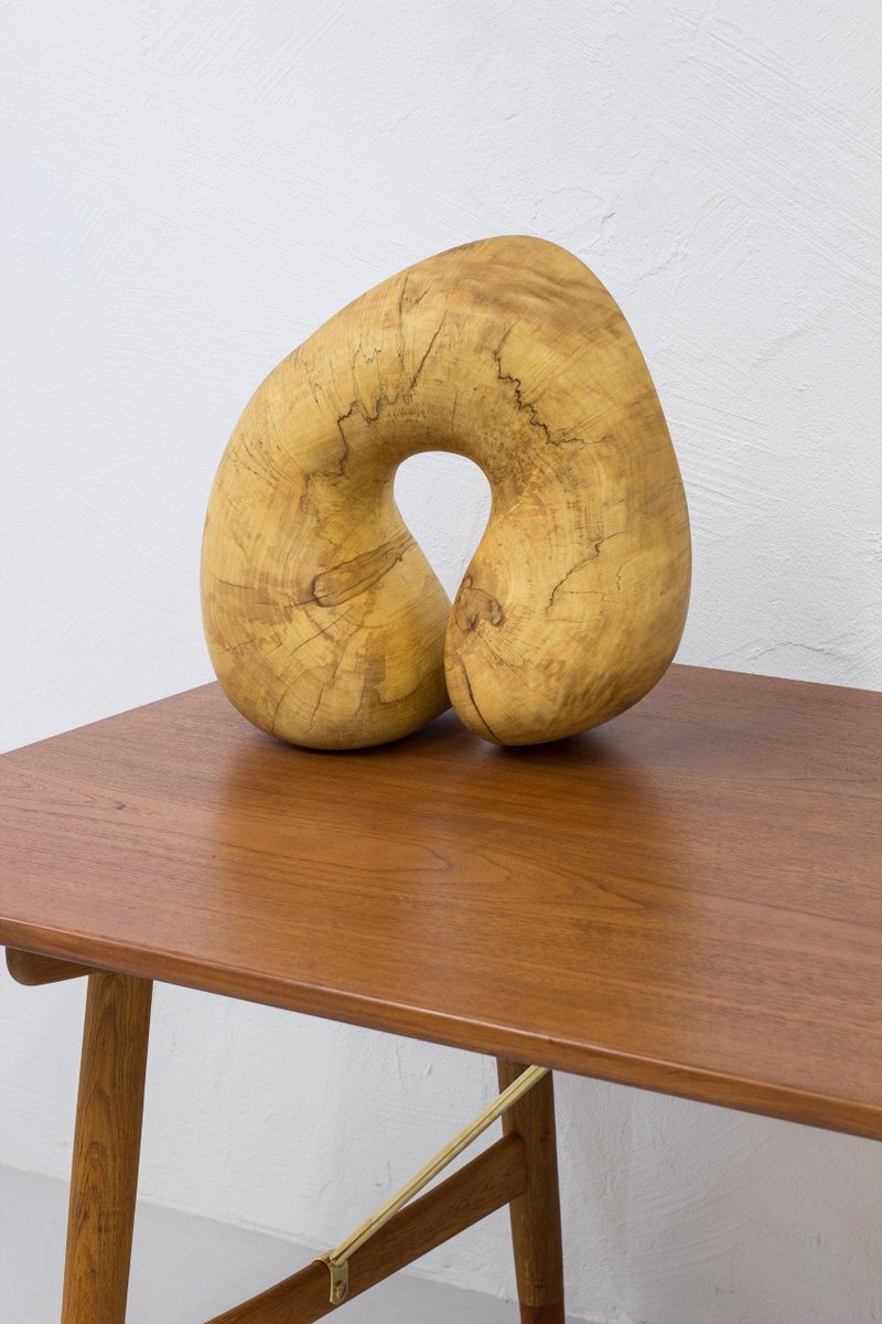 Danish Free Form Sculpture in Maple