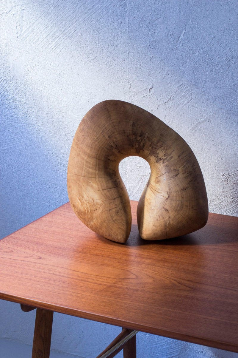 Danish Free Form Sculpture in Maple