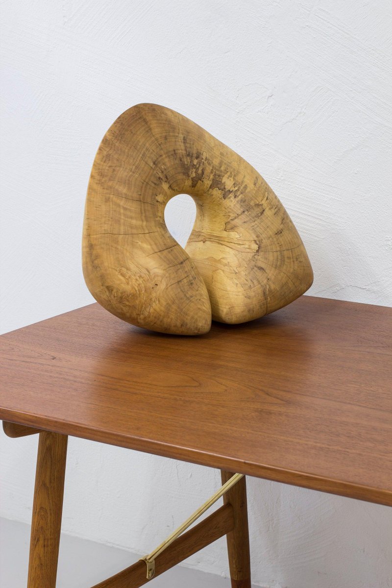 Danish Free Form Sculpture in Maple