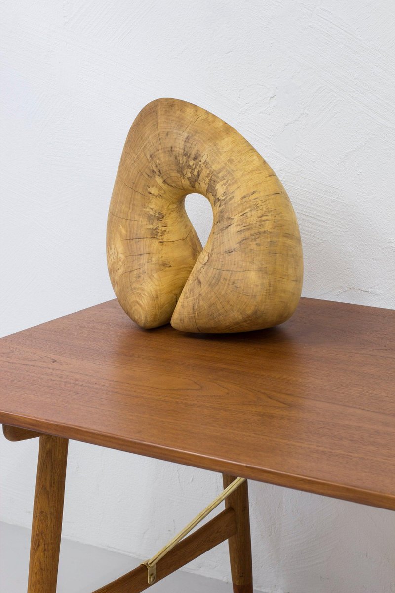 Danish Free Form Sculpture in Maple