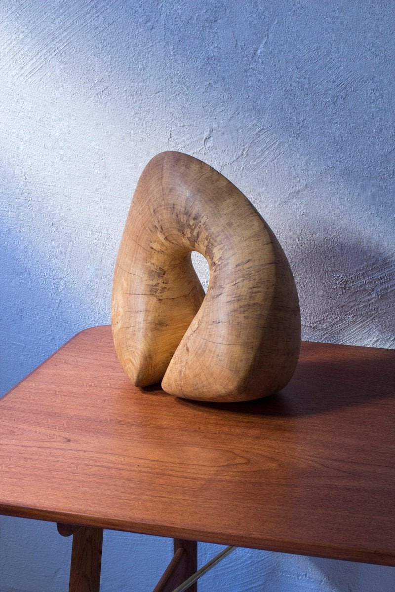 Danish Free Form Sculpture in Maple