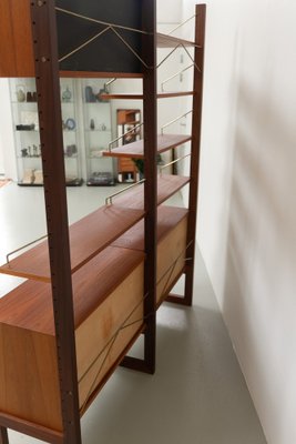 Danish Freestanding Teak Wall Unit by Poul Cadovius for Cado, 1960s.-WIX-2029053