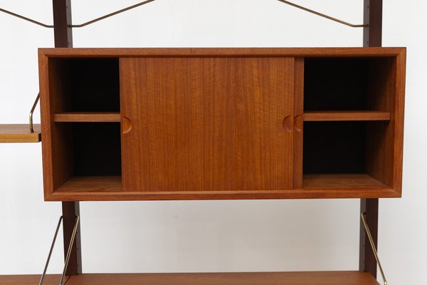 Danish Freestanding Teak Wall Unit by Poul Cadovius for Cado, 1960s.-WIX-2029053