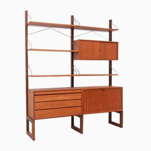 Danish Freestanding Teak Wall Unit by Poul Cadovius for Cado, 1960s.-WIX-2029053