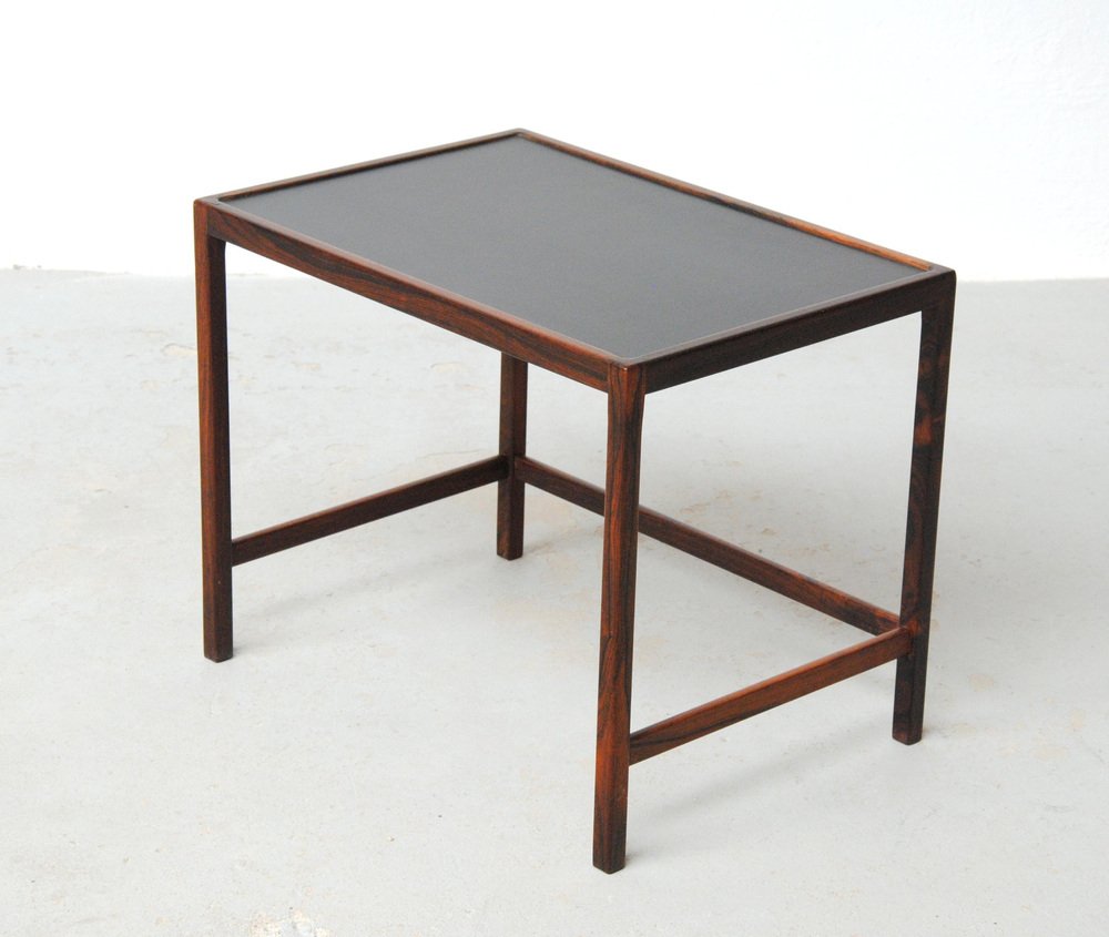 Danish Fully Restored Rosewood Side Table by Kurt Ostervig for Jason Mobler, 1960s