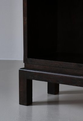 Danish Functionalist Cabinet / Shelving Unit in Dark Stained Oak, 1930s-WRF-1791941