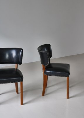 Danish Functionalist Side Chairs attributed to Magnus Stephensen,1940s, Set of 2-WRF-1823159