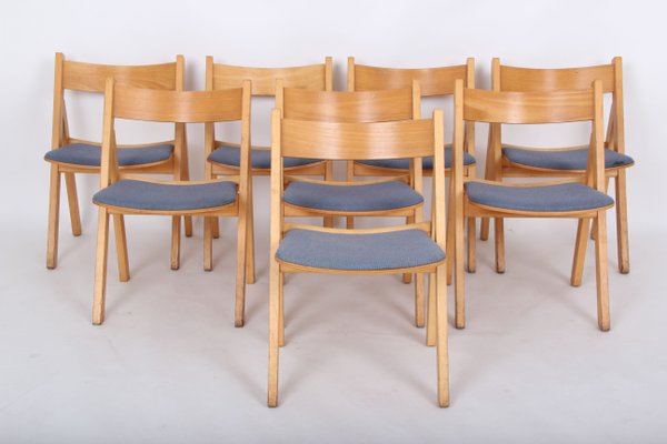 Danish GE72 Dining Chairs by Hans J. Wegner for Getama, 1970s, Set of 8-DQ-869012