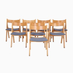 Danish GE72 Dining Chairs by Hans J. Wegner for Getama, 1970s, Set of 8-DQ-869012