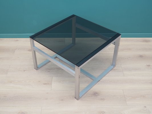 Danish Glass Coffee Table, 1970s-VND-2019671