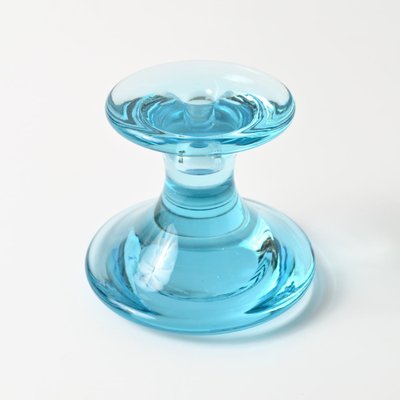 Danish Glass Lagoon Candleholder by Per Lutken for Holmegaard, 1960s-IXK-1814707