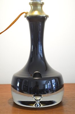 Danish Glass Table Lamp from Odreco, 1960s-OV-1384409