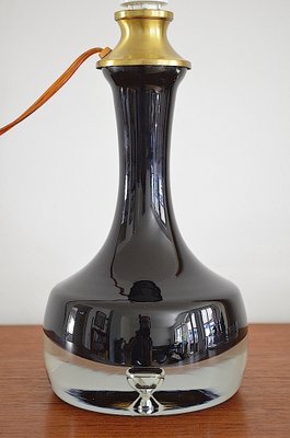 Danish Glass Table Lamp from Odreco, 1960s-OV-1384409