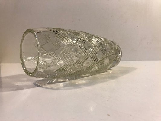 Danish Glass Vase, 1930s-LCR-553811