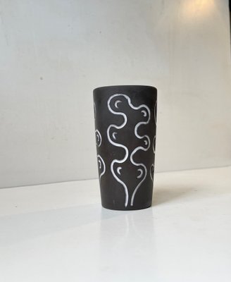 Danish Glazed Ceramic Vase by Helge Østerberg, 1960s-LCR-1378369