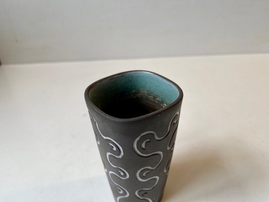 Danish Glazed Ceramic Vase by Helge Østerberg, 1960s-LCR-1378369