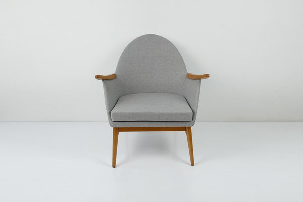 Danish Gray Armchairs, 1960s, Set of 2-HDN-1732843