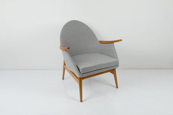 Danish Gray Armchairs, 1960s, Set of 2-HDN-1732843