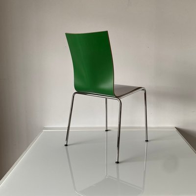 Danish Green & White Side Chair by Erik Magnussen for Engelbrechts, 1990s-HWV-941202