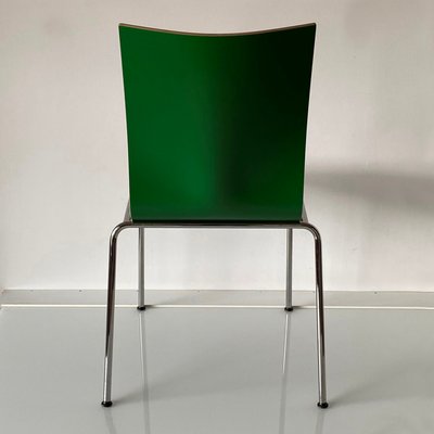 Danish Green & White Side Chair by Erik Magnussen for Engelbrechts, 1990s-HWV-941202