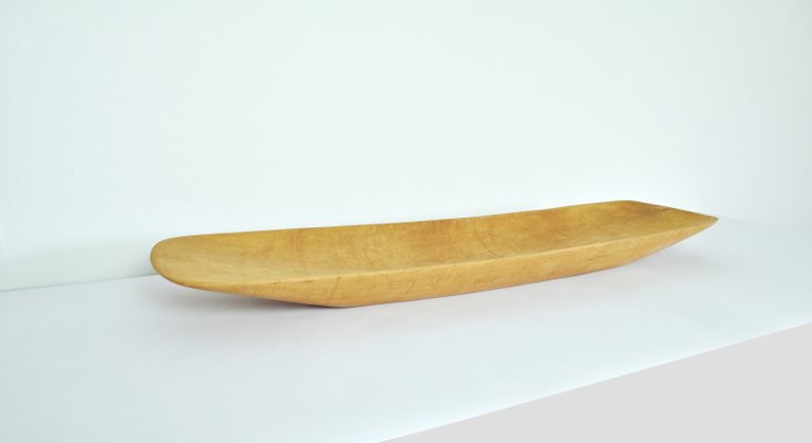 Danish Handcrafted Birch Dish, 1960s-HPQ-1417361