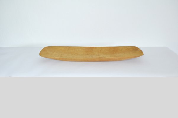 Danish Handcrafted Birch Dish, 1960s-HPQ-1417361