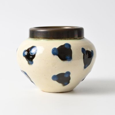 Danish Handmade Vase from Herman Kähler, 1920s-IXK-1660759