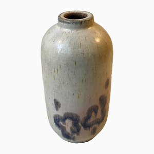 Danish Haresfur Stoneware Vase by Ellen Madsen for Lee Keramik, 1970s-LCR-666521