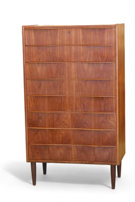 Danish High Chest in Teak with Eight Drawers, 1960s-BPJ-2016240