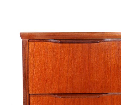 Danish High Chest of Drawers in Teak, 1960s-SN-1777959