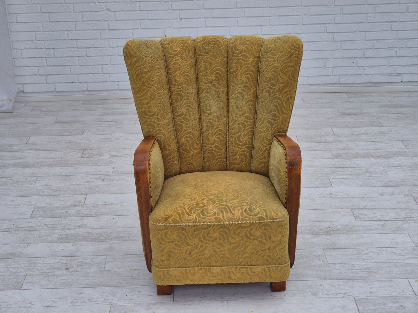 Danish Highback Armchair, 1960s