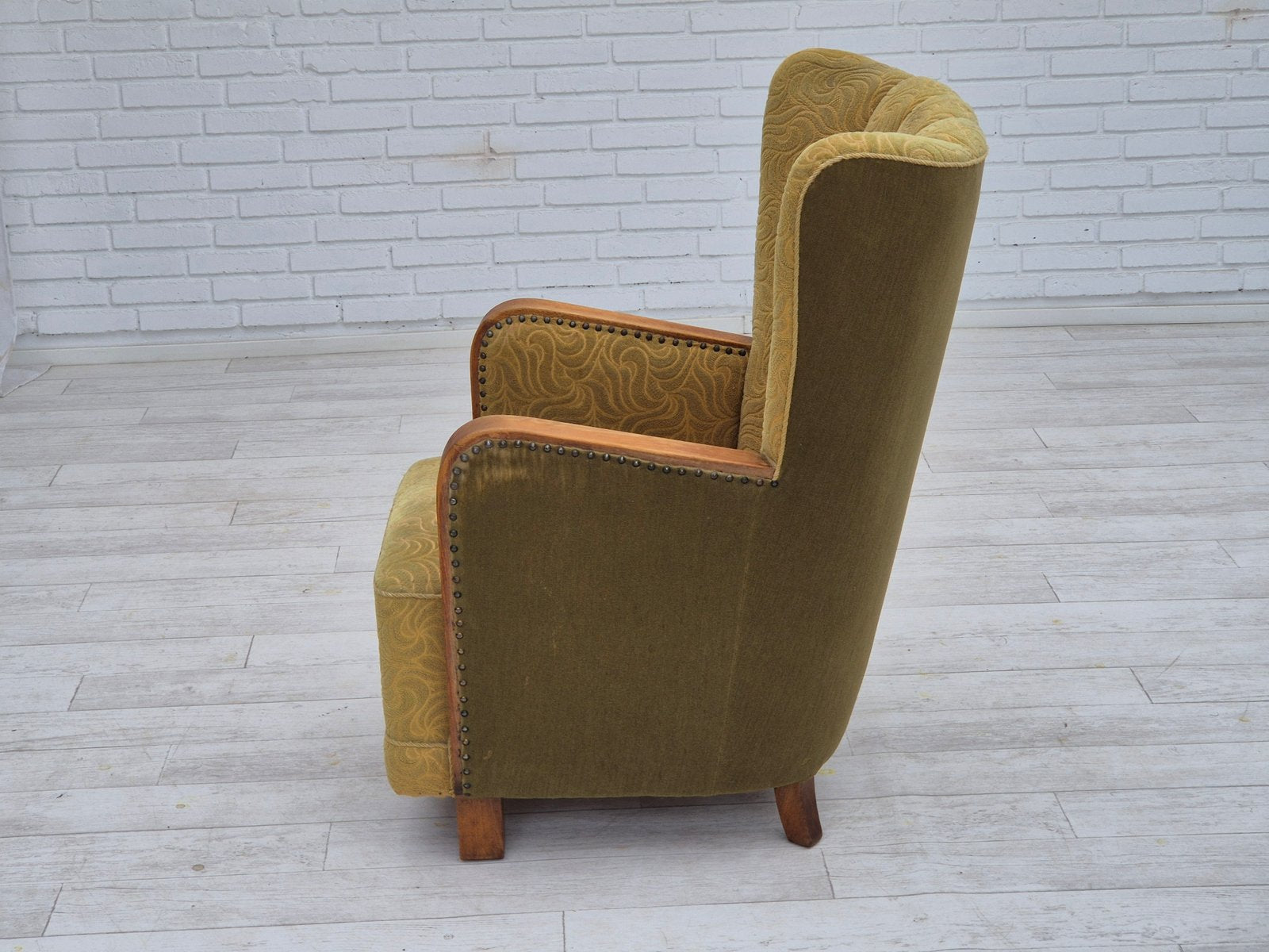 Danish Highback Armchair, 1960s