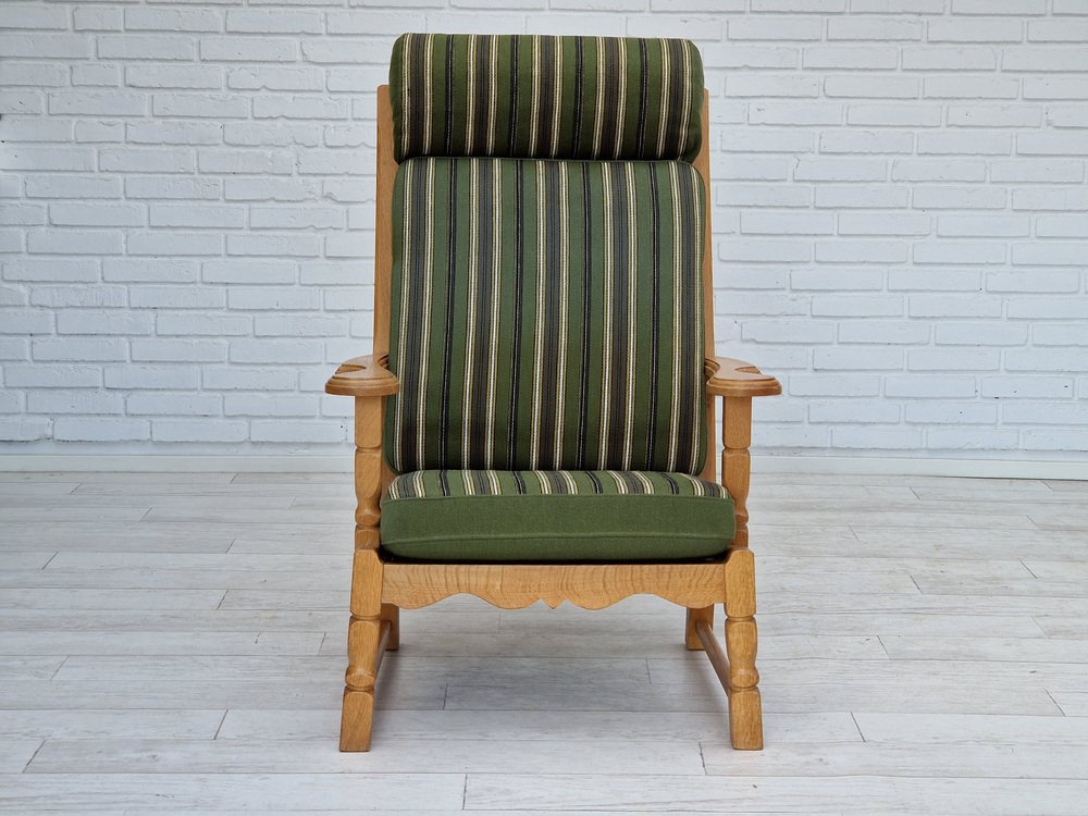 Danish Highback Armchair by Henning Kjærnulf, 1960s