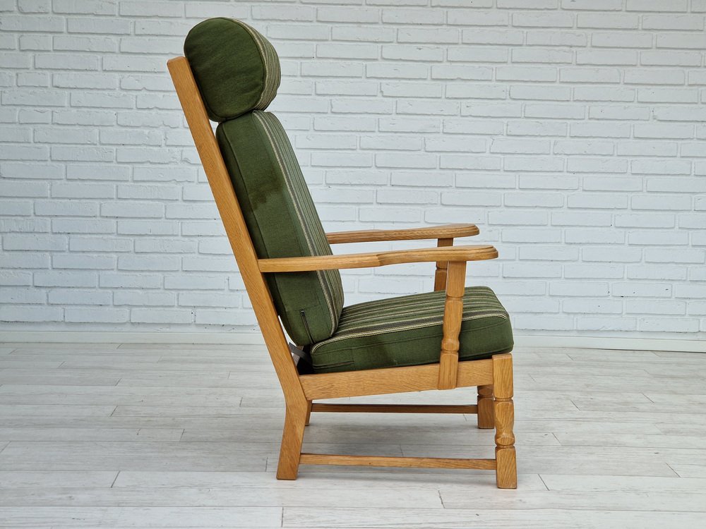 Danish Highback Armchair by Henning Kjærnulf, 1960s