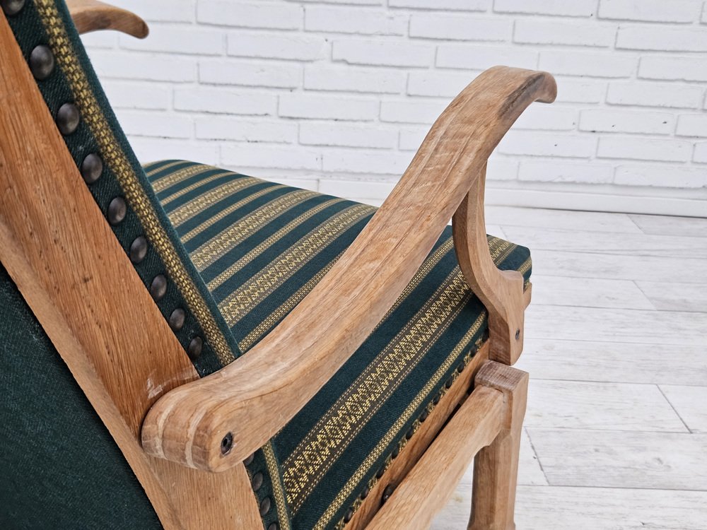 Danish Highback Rocking Chair, 1950s