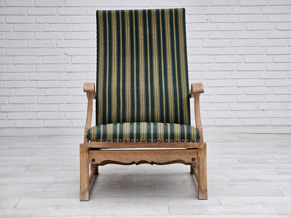 Danish Highback Rocking Chair, 1950s