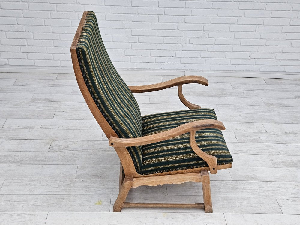 Danish Highback Rocking Chair, 1950s