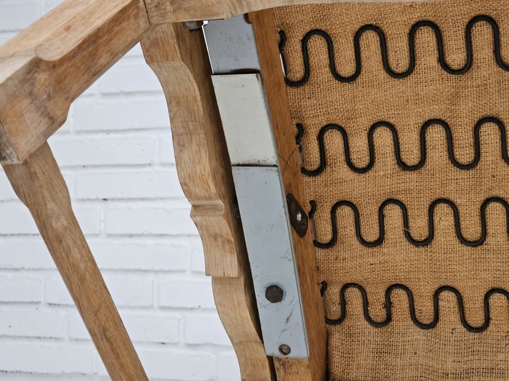 Danish Highback Rocking Chair, 1950s