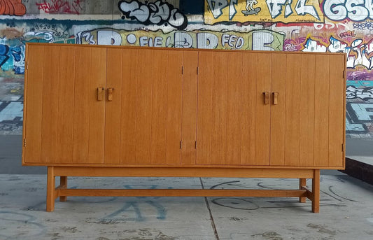 Danish Highboard in Oak by Kurt Ostervig for KP Mobler, 1960s