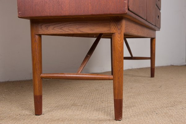 Danish Highboard in Teak by Kurt Ostervig for Randers Mobelfabrik, 1960s-EMB-2027067