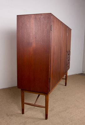 Danish Highboard in Teak by Kurt Ostervig for Randers Mobelfabrik, 1960s-EMB-2027067