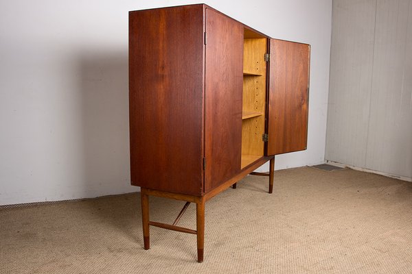 Danish Highboard in Teak by Kurt Ostervig for Randers Mobelfabrik, 1960s-EMB-2027067