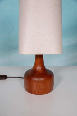 Danish Japandi Design Table Lamp in Teak, 1960s-HGA-2022433