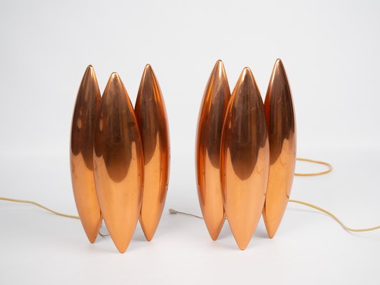 Danish Kastor Sconces by Jo Hammerborg for Fog & Morup, 1960s, Set of 2-QST-2031555